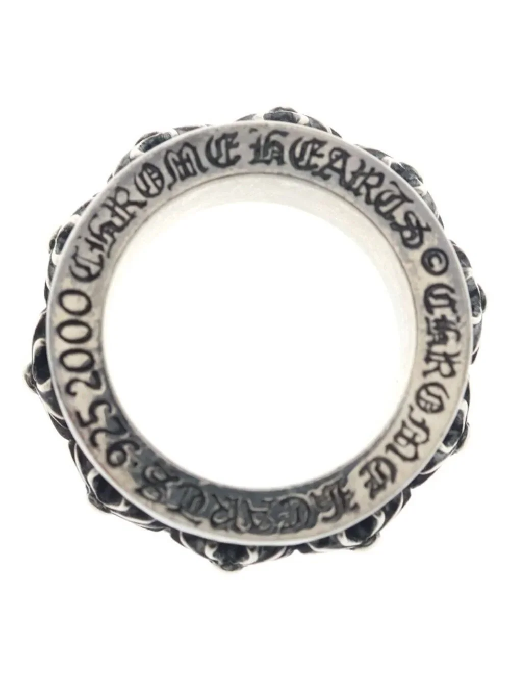 Chrome Hearts Ring Spinner CH Silver